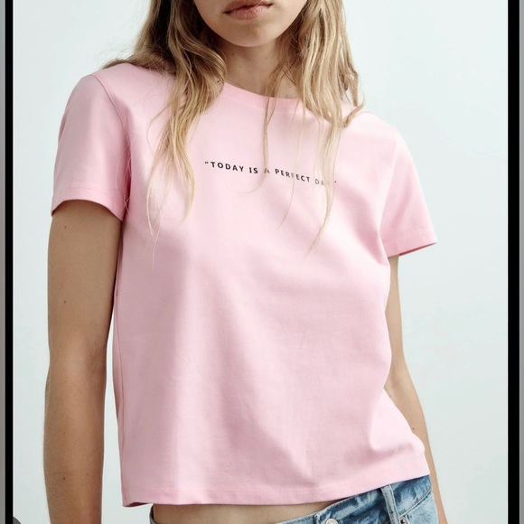 New! Baby pink tee ! - Picture 1 of 7